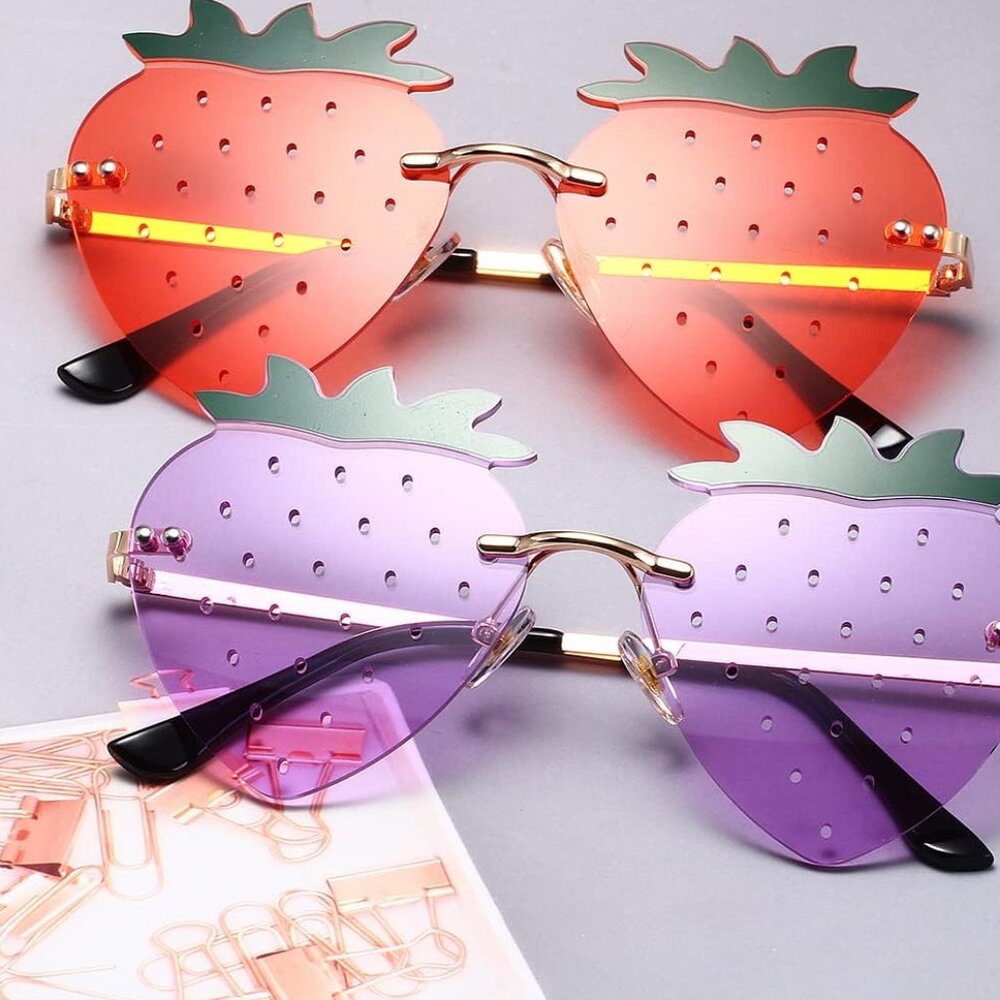 Strawberry Shaped Sunglasses